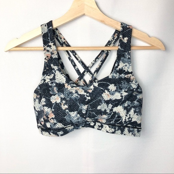 Lululemon Free to Be Serene Sports Bra in Spring Bloom Multi 4 - Picture 2 of 8
